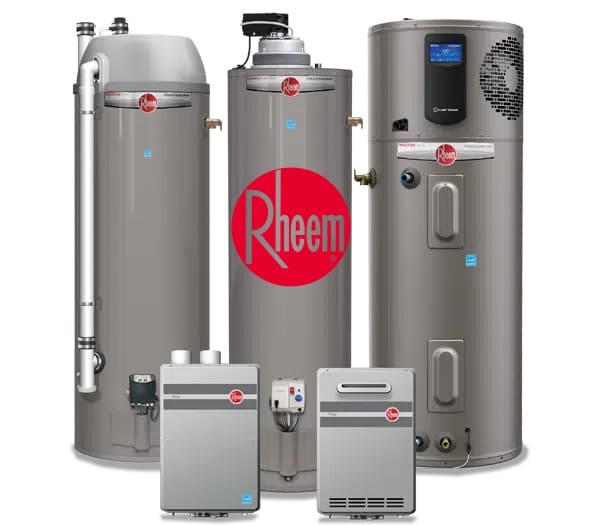 rheem hot water installation