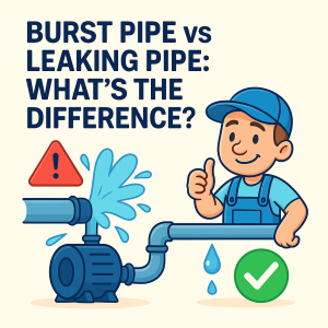 Burst Pipe vs Leaking Pipe: What’s the Difference?